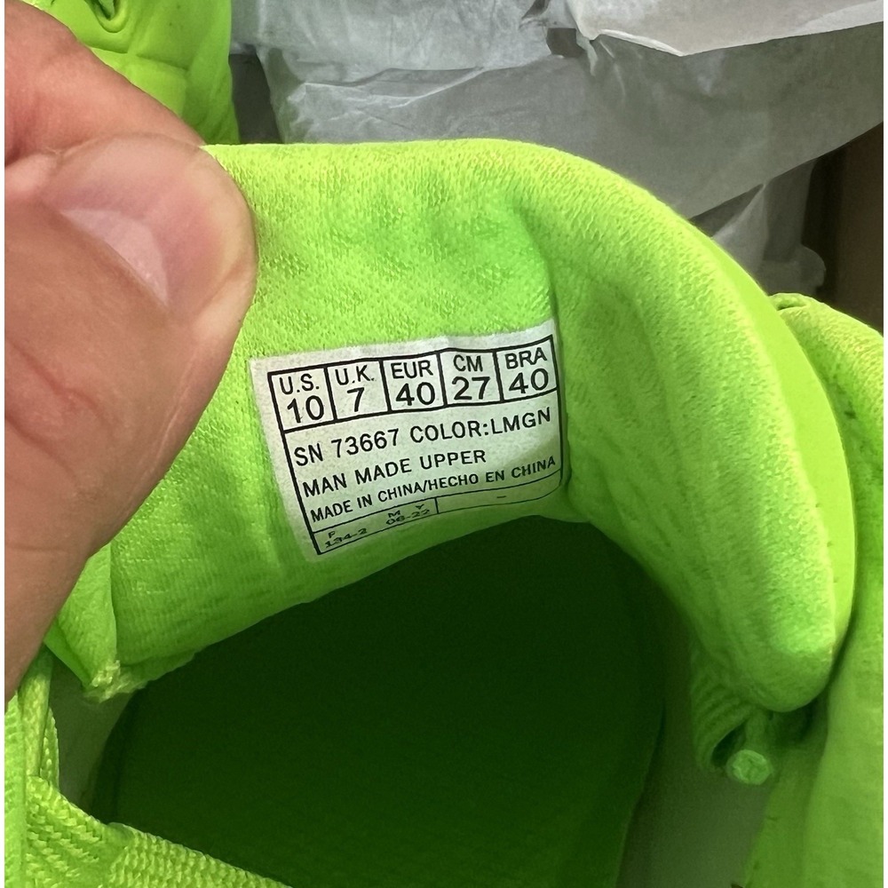 Skechers Street Los Angeles Night Shades Lime Green Women's 10 Open Box - Picture 4 of 8